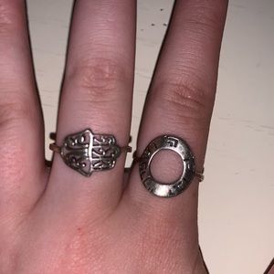 Silver rings